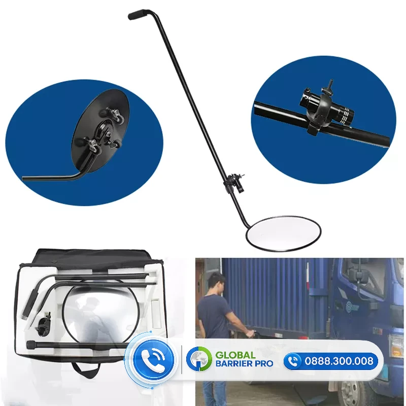 Gương cầu lồi nhựa Phi 1000 (1m) ngoài trời cho cổng, đường lộ 4 Gương cầu lồi nhựa Phi 1000 (1m) ngoài trời cho cổng, đường lộ - hình minh họa 4