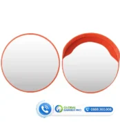 Gương cầu lồi Inox Phi 80cm ngoài trời cho bãi xe, góc khuất - hình minh họa 1