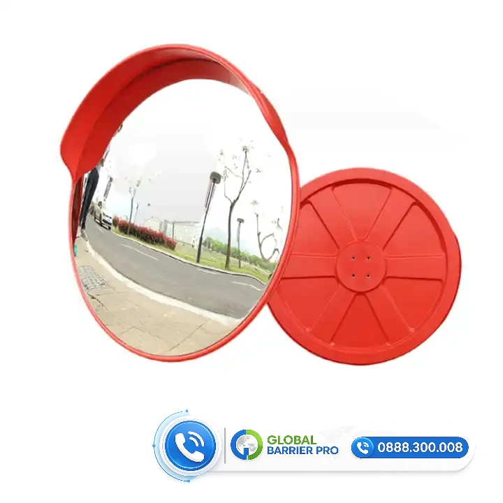 Gương cầu lồi Inox Phi 80cm ngoài trời cho bãi xe, góc khuất 3 Gương cầu lồi Inox Phi 80cm ngoài trời cho bãi xe, góc khuất - hình minh họa 3