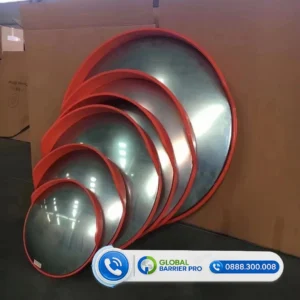 Gương cầu lồi Inox 304 Phi 100cm (1m) ngoài trời giao hàng toàn quốc - hình minh họa 1