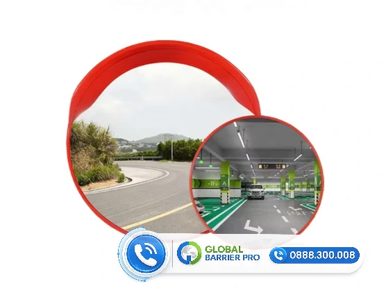 Gương cầu lồi siêu thị Phi 60cm - Gương quan sát chống trộm 4 Gương cầu lồi siêu thị Phi 60cm - Gương quan sát chống trộm - hình minh họa 4