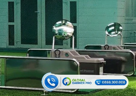 Gương cầu lồi Phi 800 trong nhà cho kho xưởng, bãi xe 1 Gương cầu lồi Phi 800 trong nhà cho kho xưởng, bãi xe - hình minh họa 1