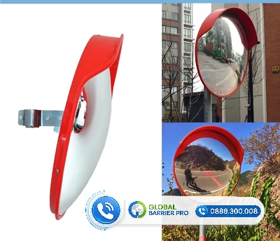 Gương cầu lồi Phi 800 trong nhà cho kho xưởng, bãi xe 2 Gương cầu lồi Phi 800 trong nhà cho kho xưởng, bãi xe - hình minh họa 2