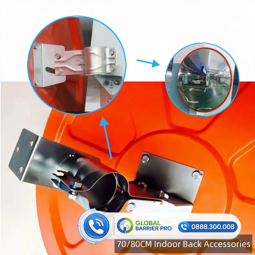 Gương bán cầu 360 độ Phi 80cm ốp trần cho siêu thị, cửa hàng 4 Gương bán cầu 360 độ Phi 80cm ốp trần cho siêu thị, cửa hàng - hình minh họa 4
