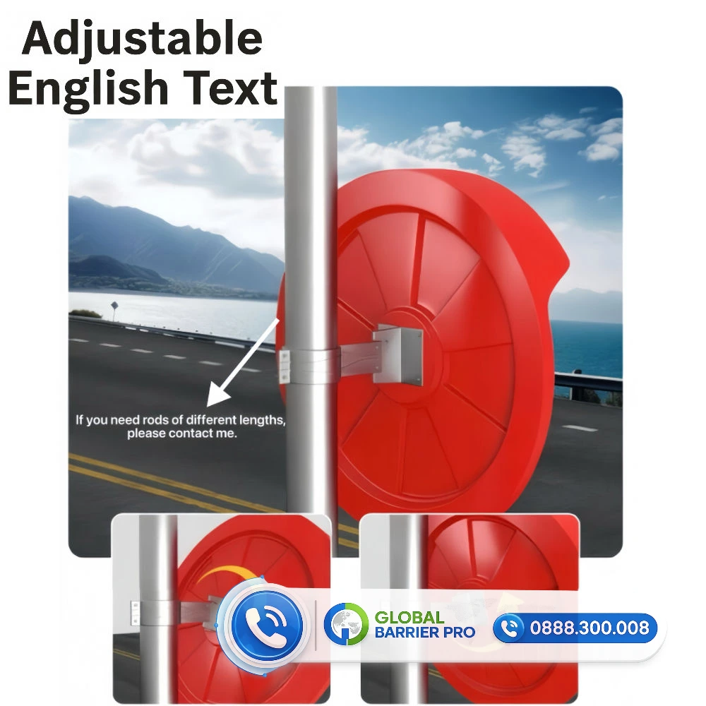 Gương bán cầu 360 độ Phi 80cm ốp trần cho siêu thị, cửa hàng 5 Gương bán cầu 360 độ Phi 80cm ốp trần cho siêu thị, cửa hàng - hình minh họa 5