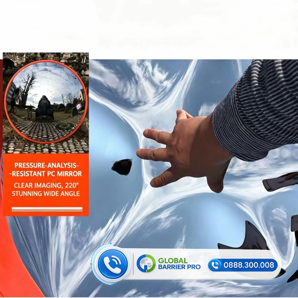 Gương cầu lồi ốp trần quả cam Phi 60cm (Gương bán cầu 1/2) 1 Gương cầu lồi ốp trần quả cam Phi 60cm (Gương bán cầu 1/2) - hình minh họa 1