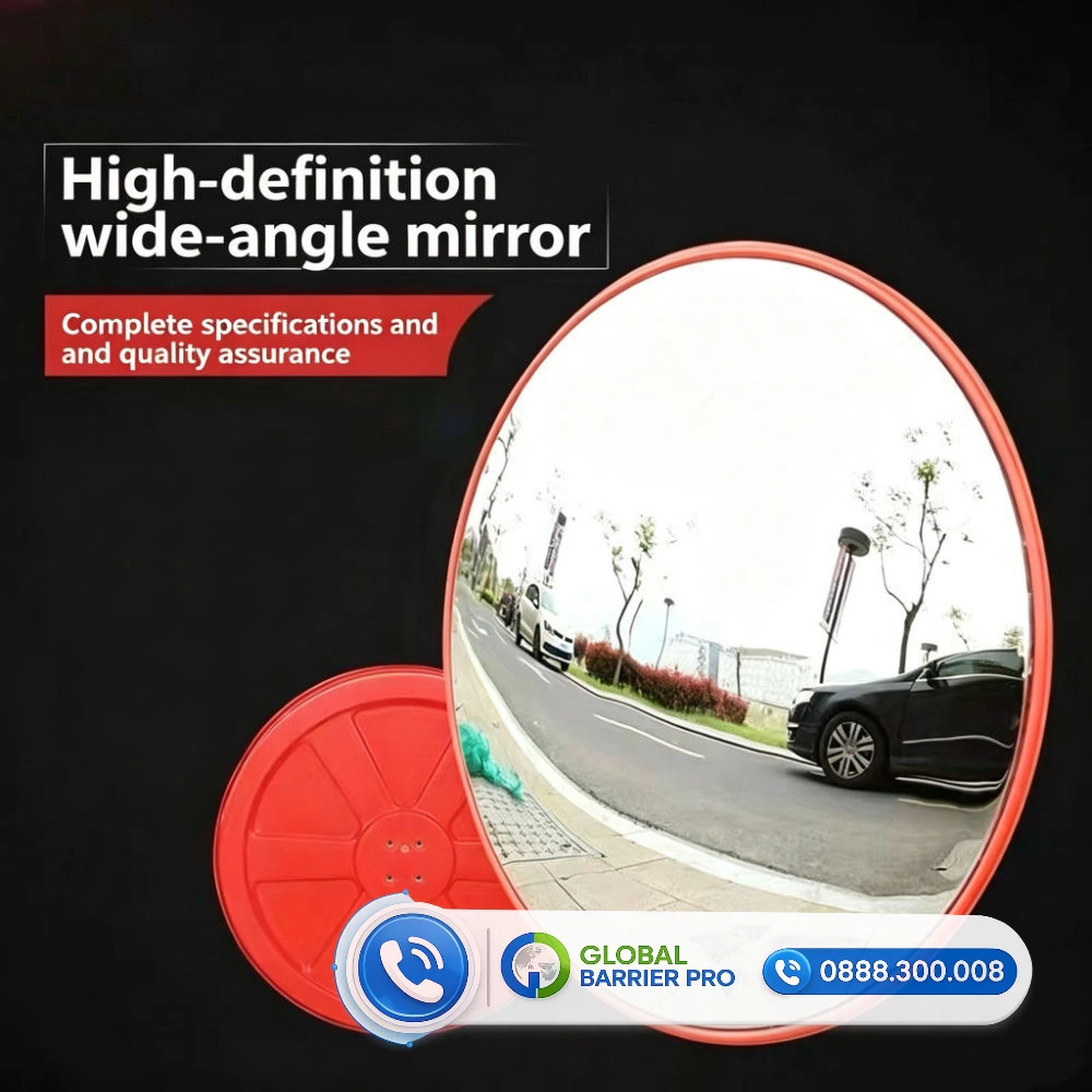Gương cầu lồi ốp trần quả cam Phi 60cm (Gương bán cầu 1/2) 2 Gương cầu lồi ốp trần quả cam Phi 60cm (Gương bán cầu 1/2) - hình minh họa 2