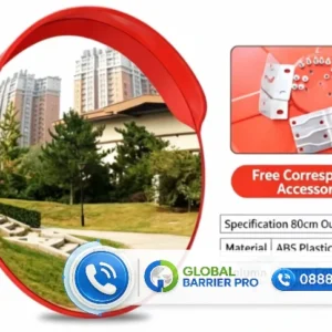 Gương cầu lồi phong thủy Phi 20cm treo trước nhà trừ tà, hóa giải hướng xấu - hình minh họa 1
