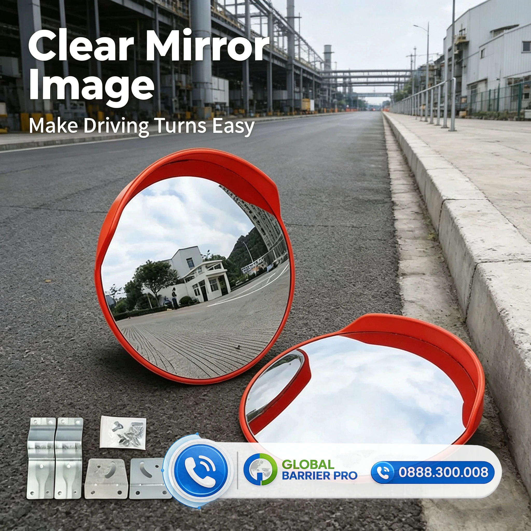 Gương cầu lồi phong thủy Phi 20cm treo trước nhà trừ tà, hóa giải hướng xấu 5 Gương cầu lồi phong thủy Phi 20cm treo trước nhà trừ tà, hóa giải hướng xấu - hình minh họa 5