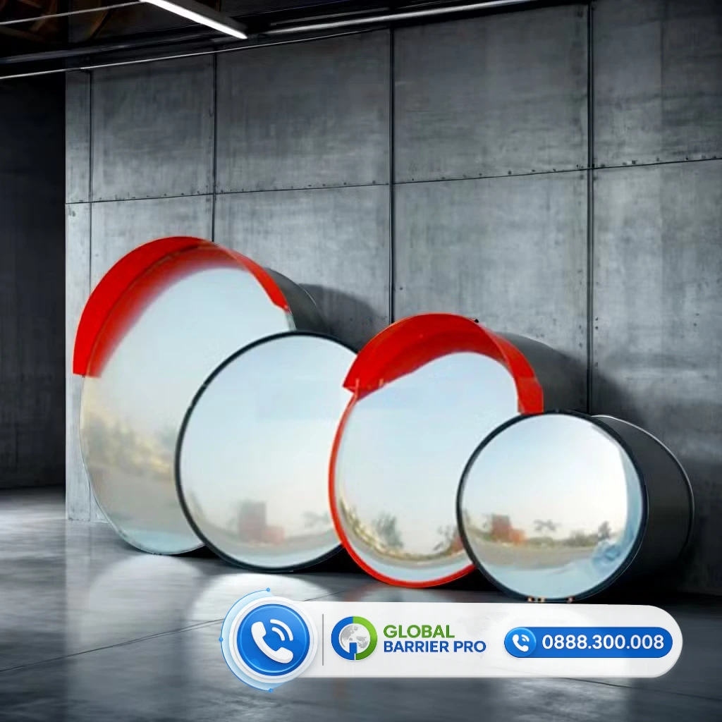 Gương cầu lồi nhựa Phi 30 (30cm) treo trong nhà, giá rẻ 2 Gương cầu lồi nhựa Phi 30 (30cm) treo trong nhà, giá rẻ - hình minh họa 2