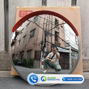 Gương cầu lồi bằng nhựa Phi 45cm chuyên dùng trong nhà - hình minh họa 1