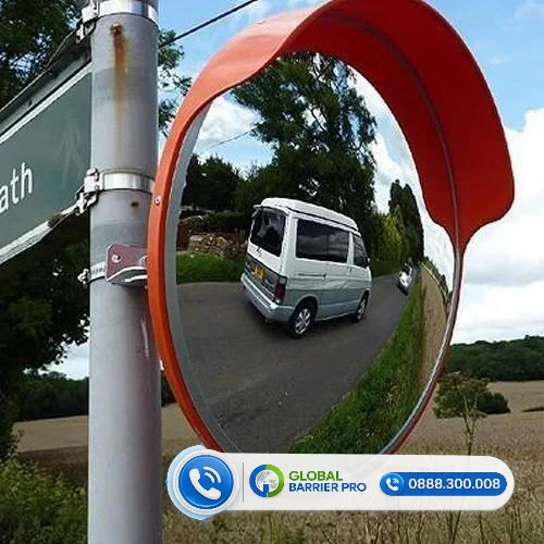 Gương cầu lồi bằng nhựa Phi 45cm chuyên dùng trong nhà 3 Gương cầu lồi bằng nhựa Phi 45cm chuyên dùng trong nhà - hình minh họa 3