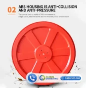 Gương cầu lồi nhựa Phi 600 trong nhà cho bãi xe, tầng hầm - hình minh họa 1