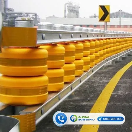 So Sánh Hộ Lan Xoay Và Hộ Lan Tôn Sóng: Đâu Là Lựa Chọn Tối Ưu? 23 Hình ảnh cận cảnh các con lăn hộ lan xoay bền bỉ, chống chịu tốt với thời tiết khắc nghiệt