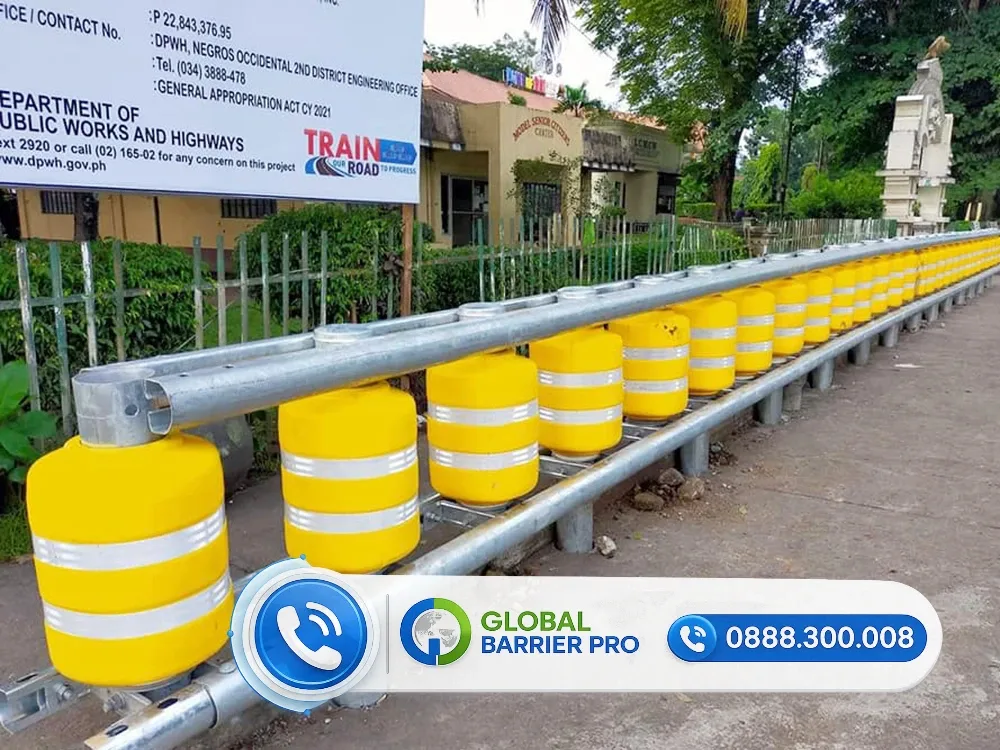 Thông Số Kỹ Thuật Hộ Lan Xoay Và Tiêu Chuẩn Kiểm Định MASH / EN1317 10 Mô phỏng khả năng chịu lực và ngăn chặn va chạm của hộ lan xoay theo tiêu chuẩn quốc tế MASH