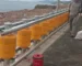 Dãy hộ lan bánh xoay chống lật xe đầu tiên ở Quy Nhơn - hình 3 dãy hộ lan lắp đặt