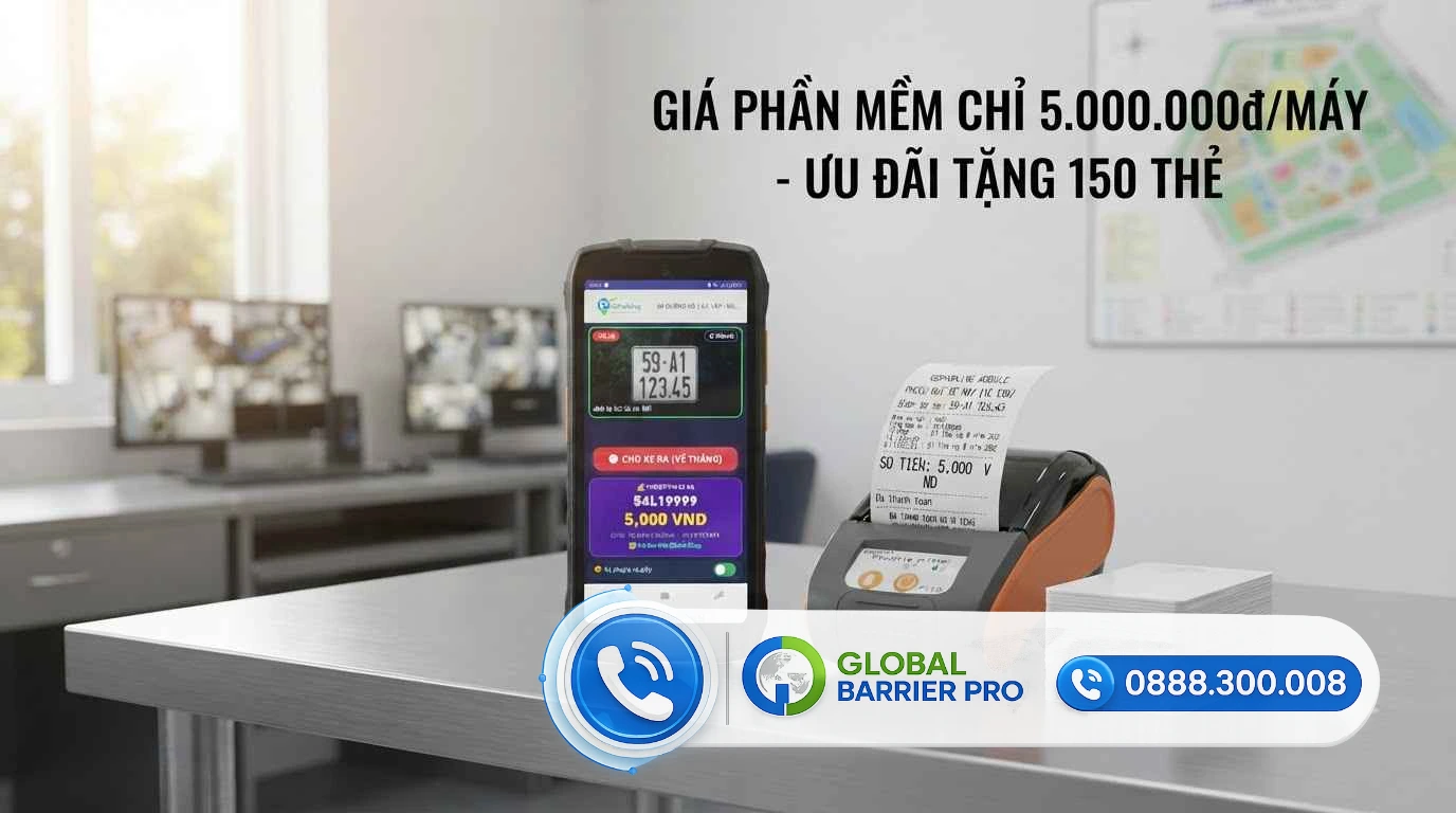 Báo Giá Máy Giữ Xe Cầm Tay Mới Nhất 2026 (Trọn Bộ + Phần Mềm) - ảnh đại diện ngang Báo Giá Máy Giữ Xe Cầm Tay Mới Nhất 2026 (Trọn Bộ + Phần Mềm) - ảnh đại diện ngang
